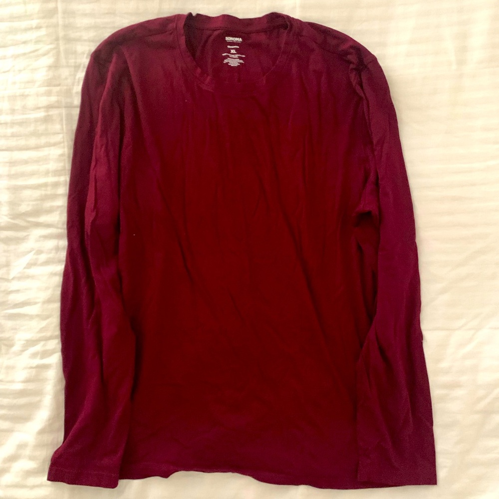 Xl Men’s Long Sleeve Sleep Shirt